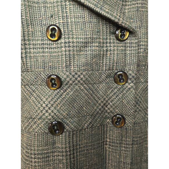 Escada Heritage Traditional Plaid Power Suit Blazer & Pants - Picture 3 of 9